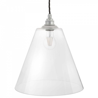 Forster Clear Cone Glass Pendant Light